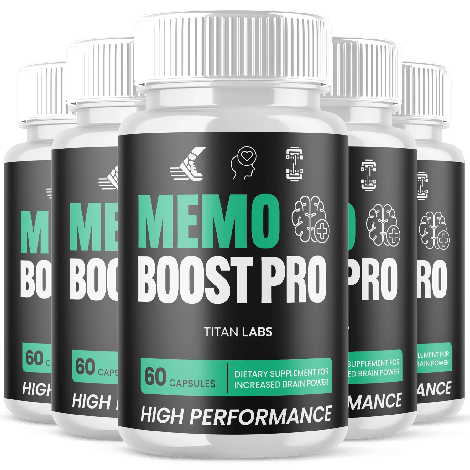 Memo Boost Pro® 6 bottle pack — 180-day memory & brain health supply